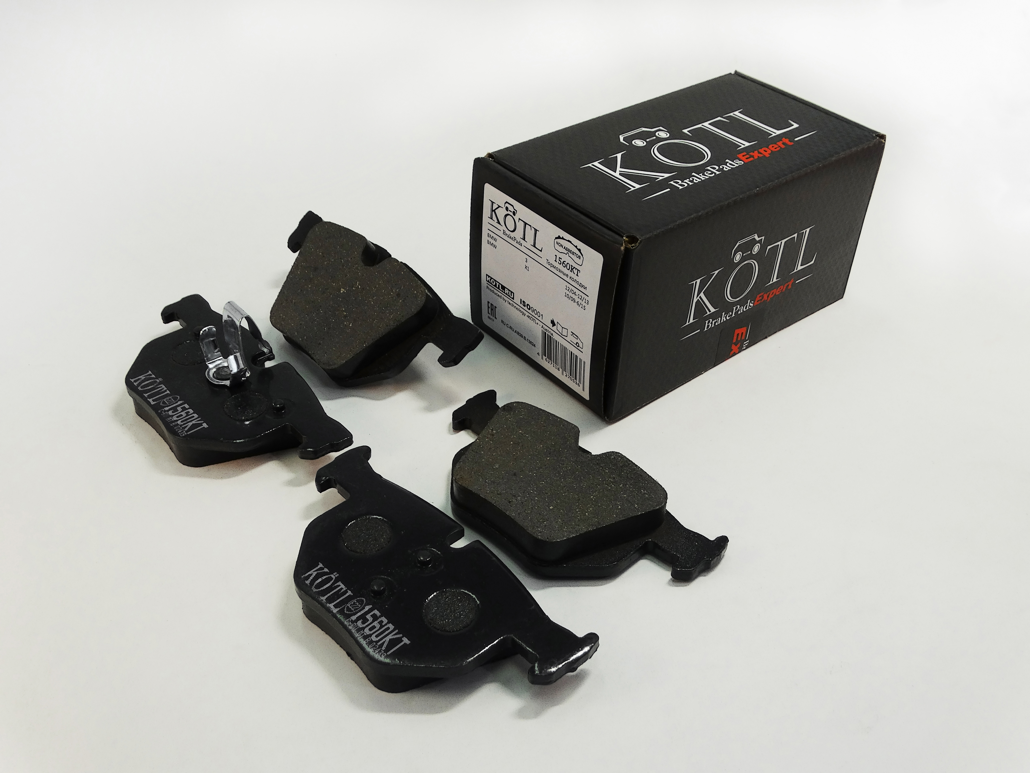 Колодки тормозные задние BMW 3, 5, 6, X5, X6, OEM 34216763044 | перед | - KoTL 1560KT