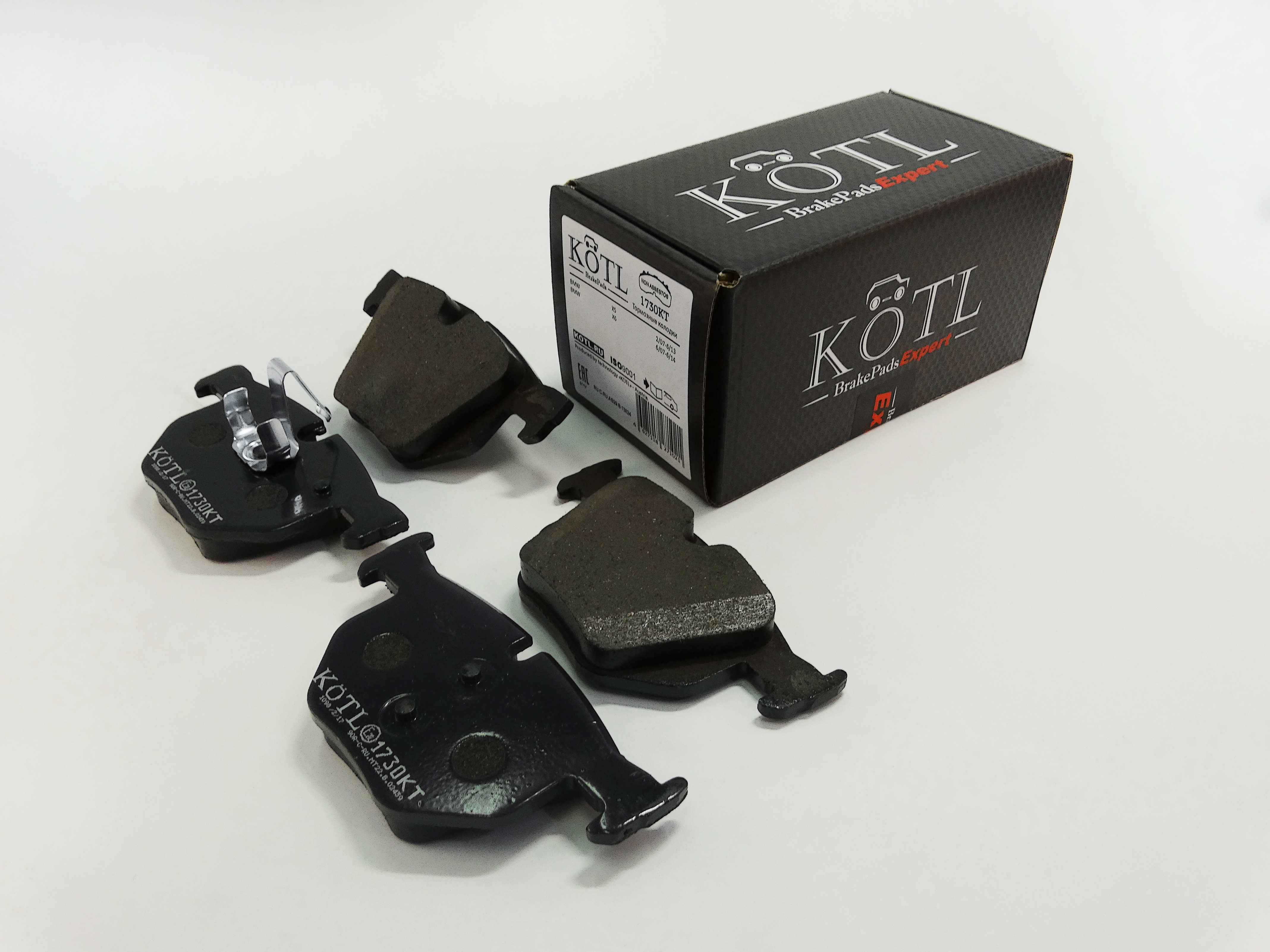 Колодки тормозные задние BMW 3, 5, 6, X5, X6, OEM 34216763044 | перед | - KoTL 1730KT