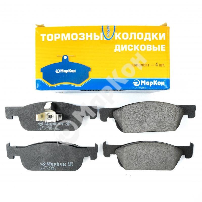 Колодки тормозные передние 155х49х17,5 lada X-Ray, renault Logan II, OEM 410605536r | перед | - Markon 49700170