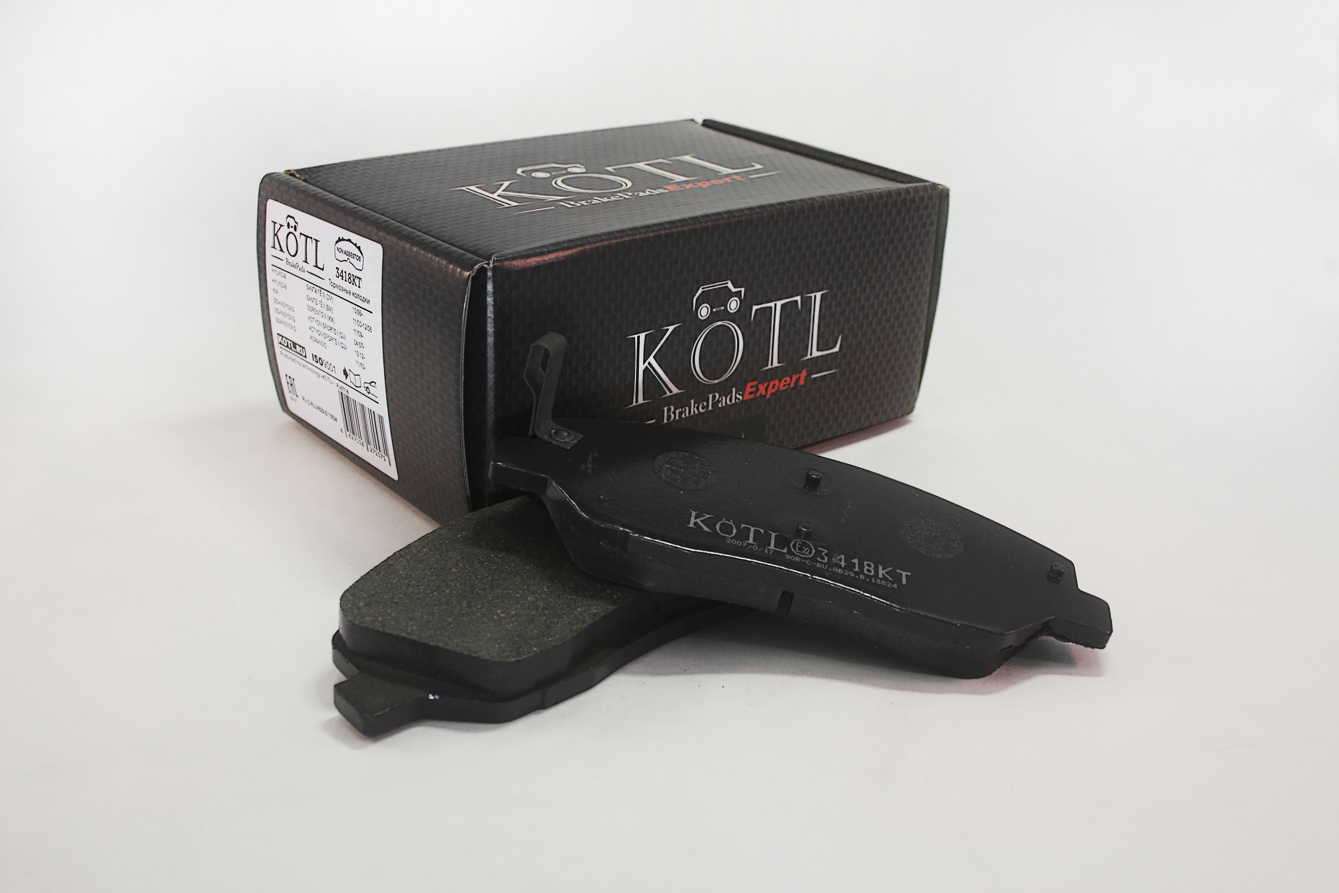 Колодки тормозные передние hyundai Santa Fe i-iii, KIA Sorento II, ssangyong Actyon II, OEM 581012pa70 | перед | - KoTL 3418KT