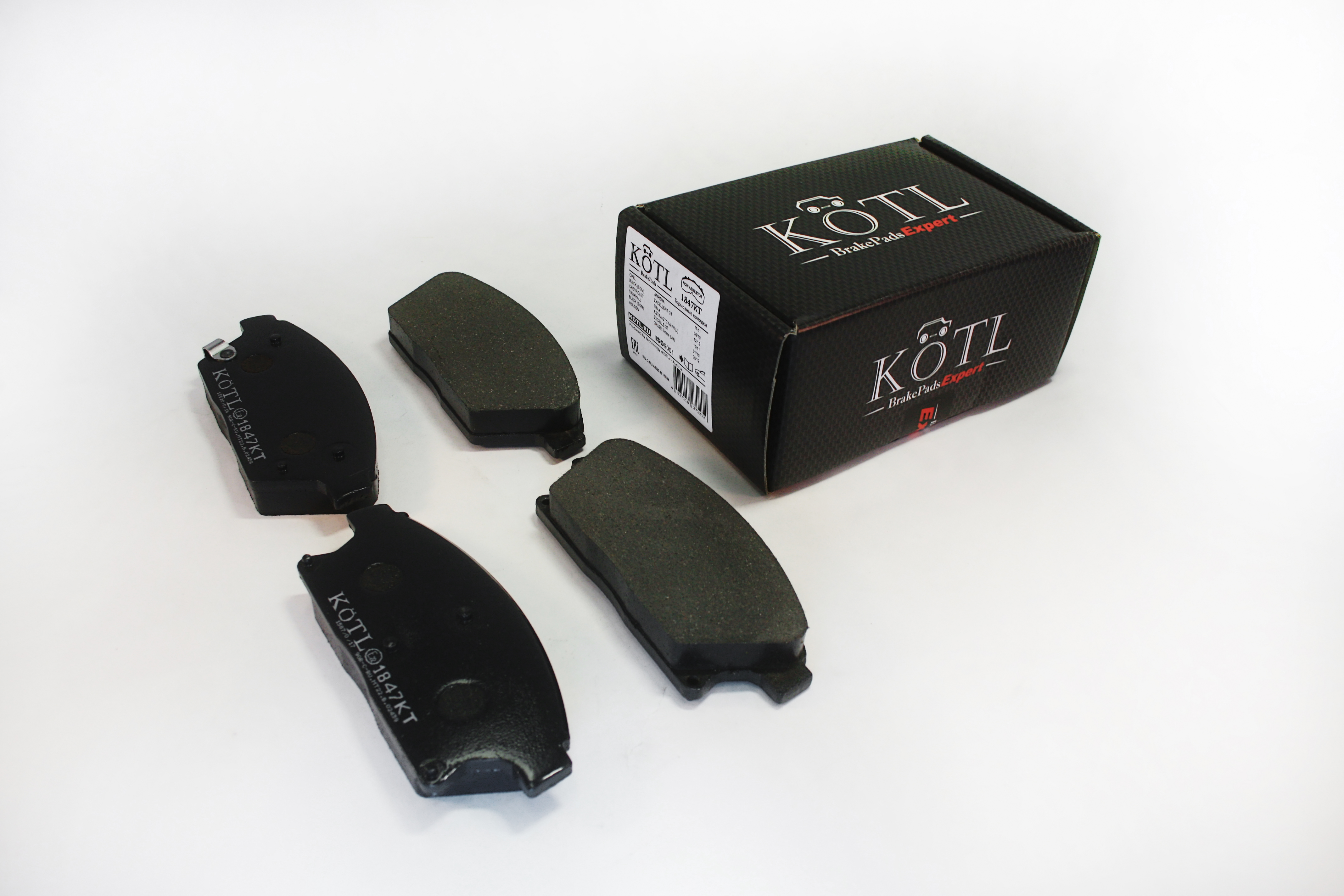 Колодки тормозные передние chevrolet Cruze, opel Astra J, Zafira C, OEM 13301234 мех.датч | перед | - KoTL 1847KT