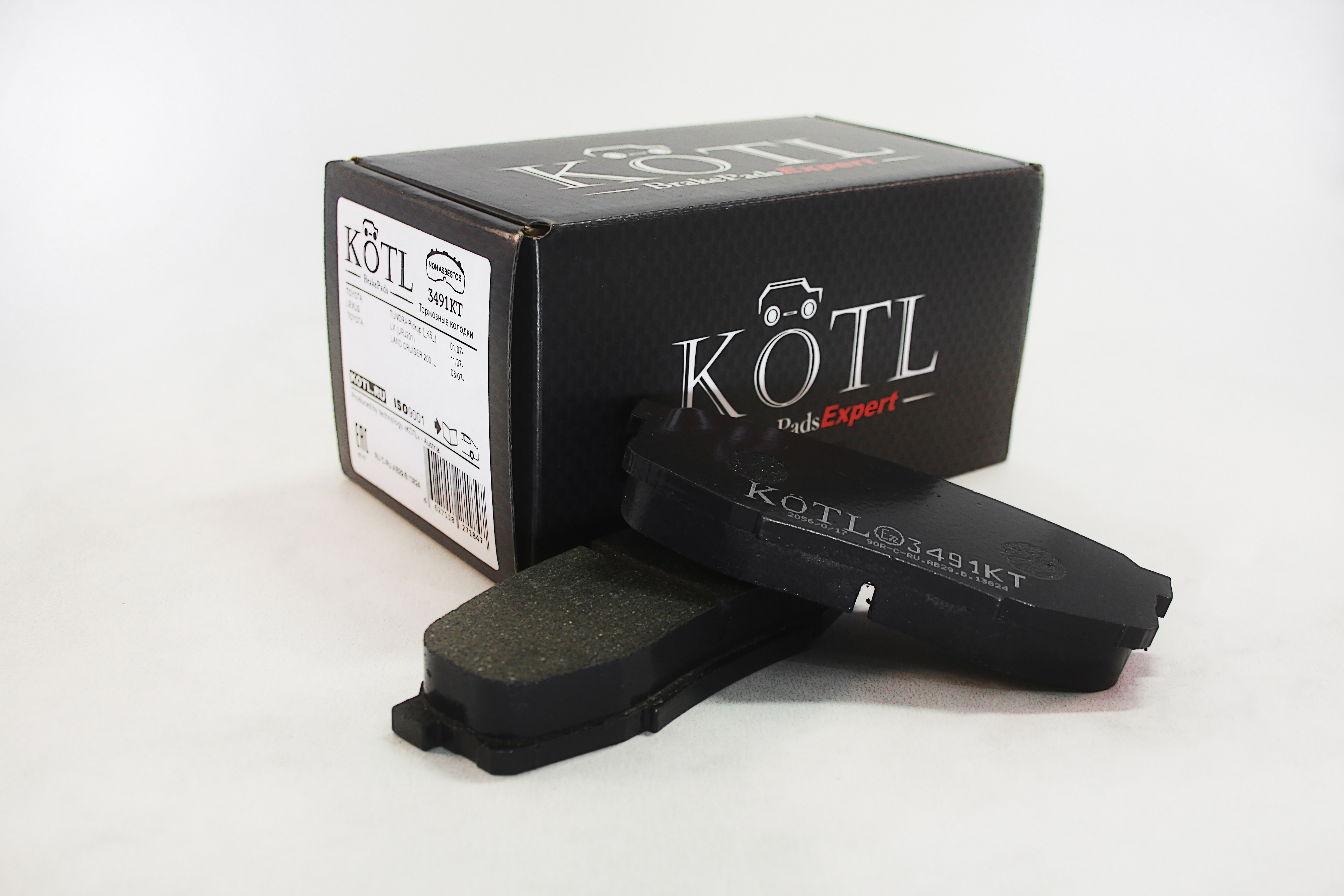 Колодки тормозные задние toyota Land Cruiser, lexus LX iii, OEM 04466-6016 | зад | - KoTL 3491KT
