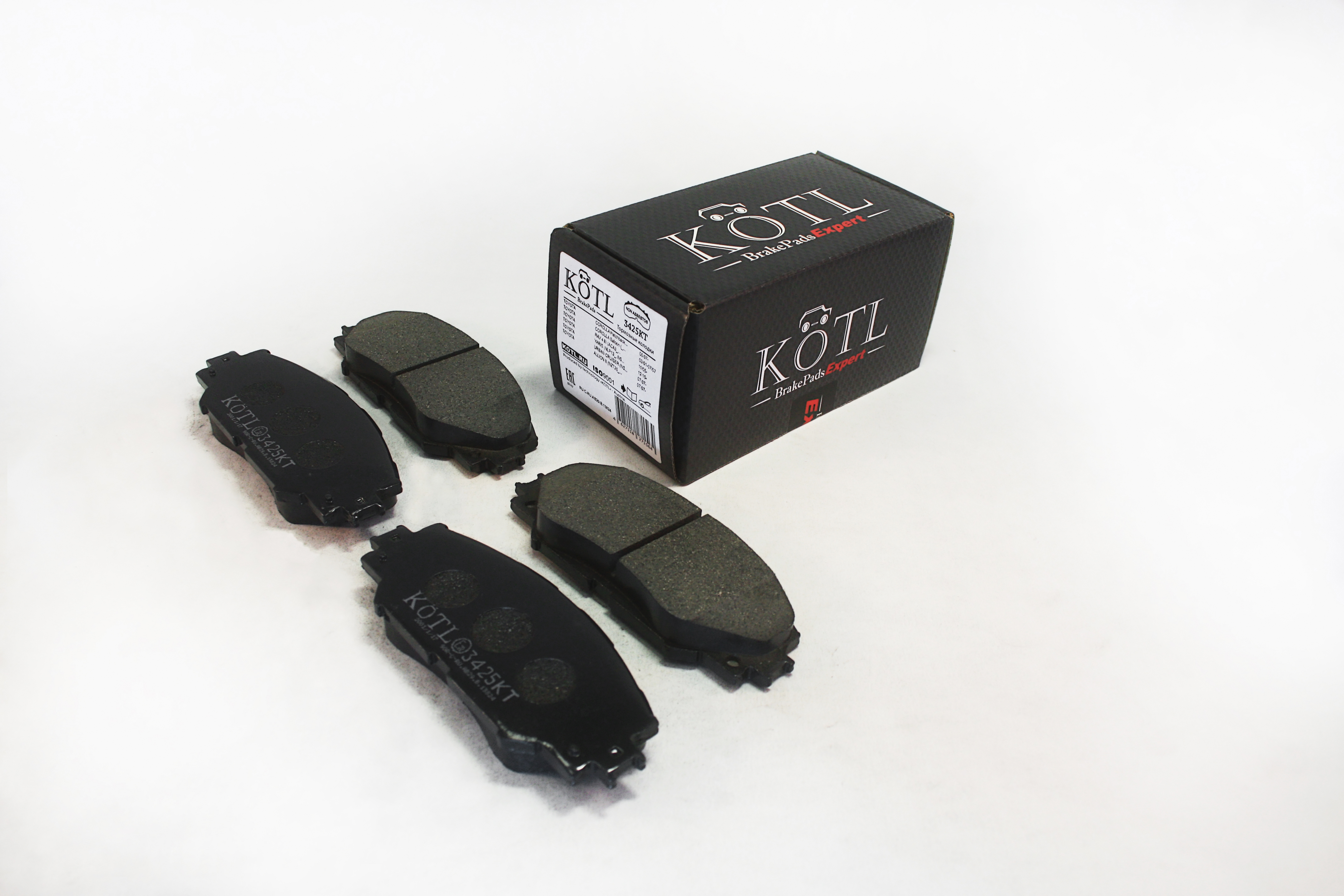 Колодки тормозные передние toyota Auris, Corolla, RAV 4 iii, Yaris, OEM 04465-yzzdr | перед | - KoTL 3425KT