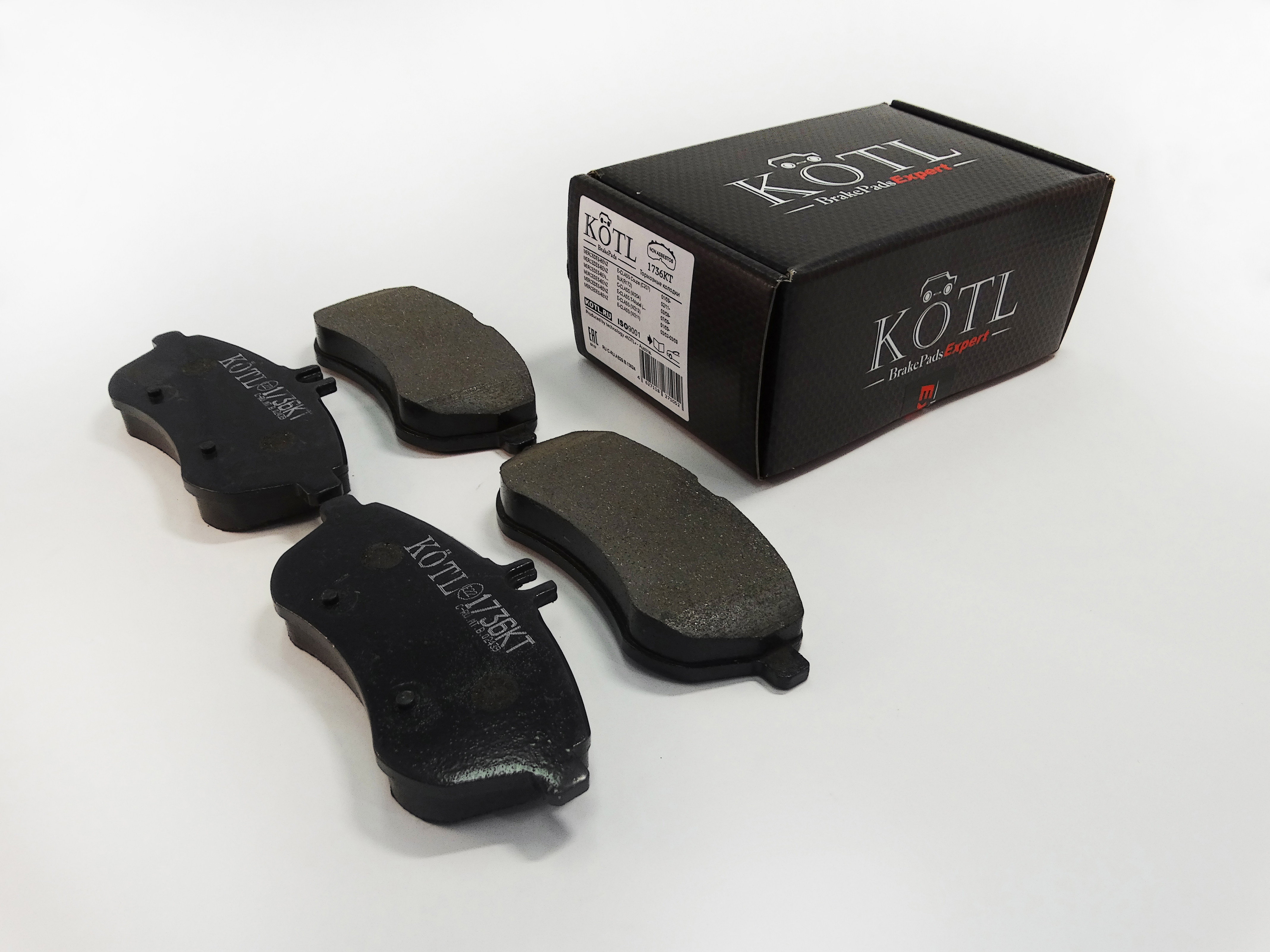 Колодки тормозные передние mercedes C-Class (w204), E-Class(W211, w212), OEM a0074205620 | перед | - KoTL 1736KT
