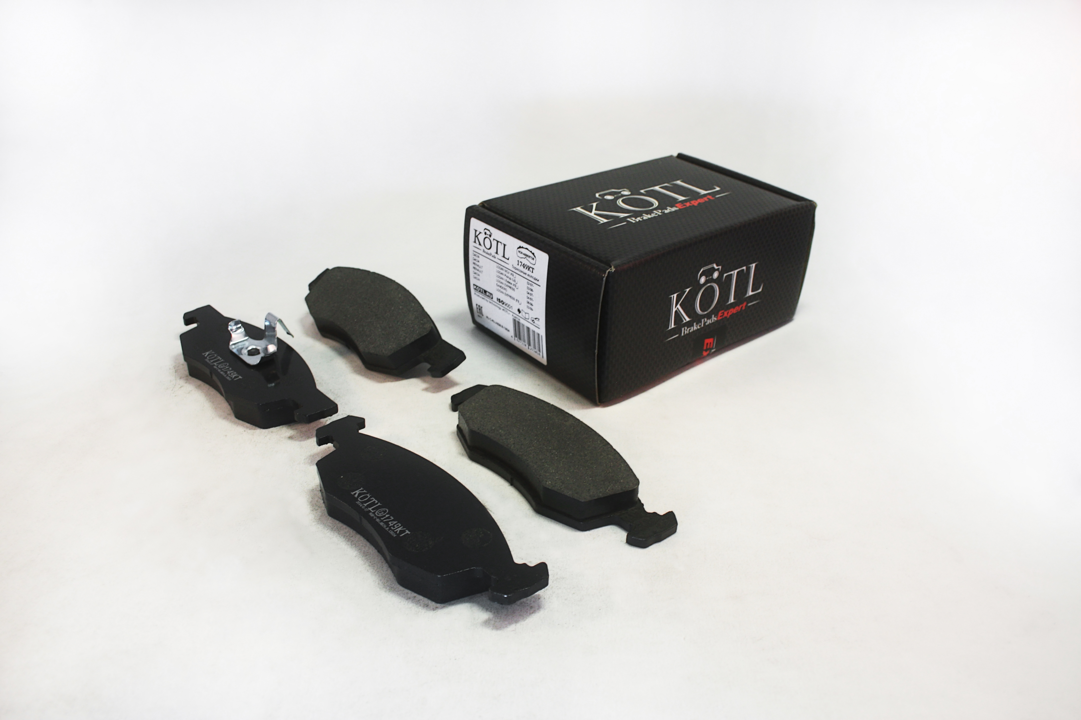Колодки тормозные передние renault Logan, dacia Logan MCV 1.6 16v, OEM 6001549803 - KoTL 1749KT