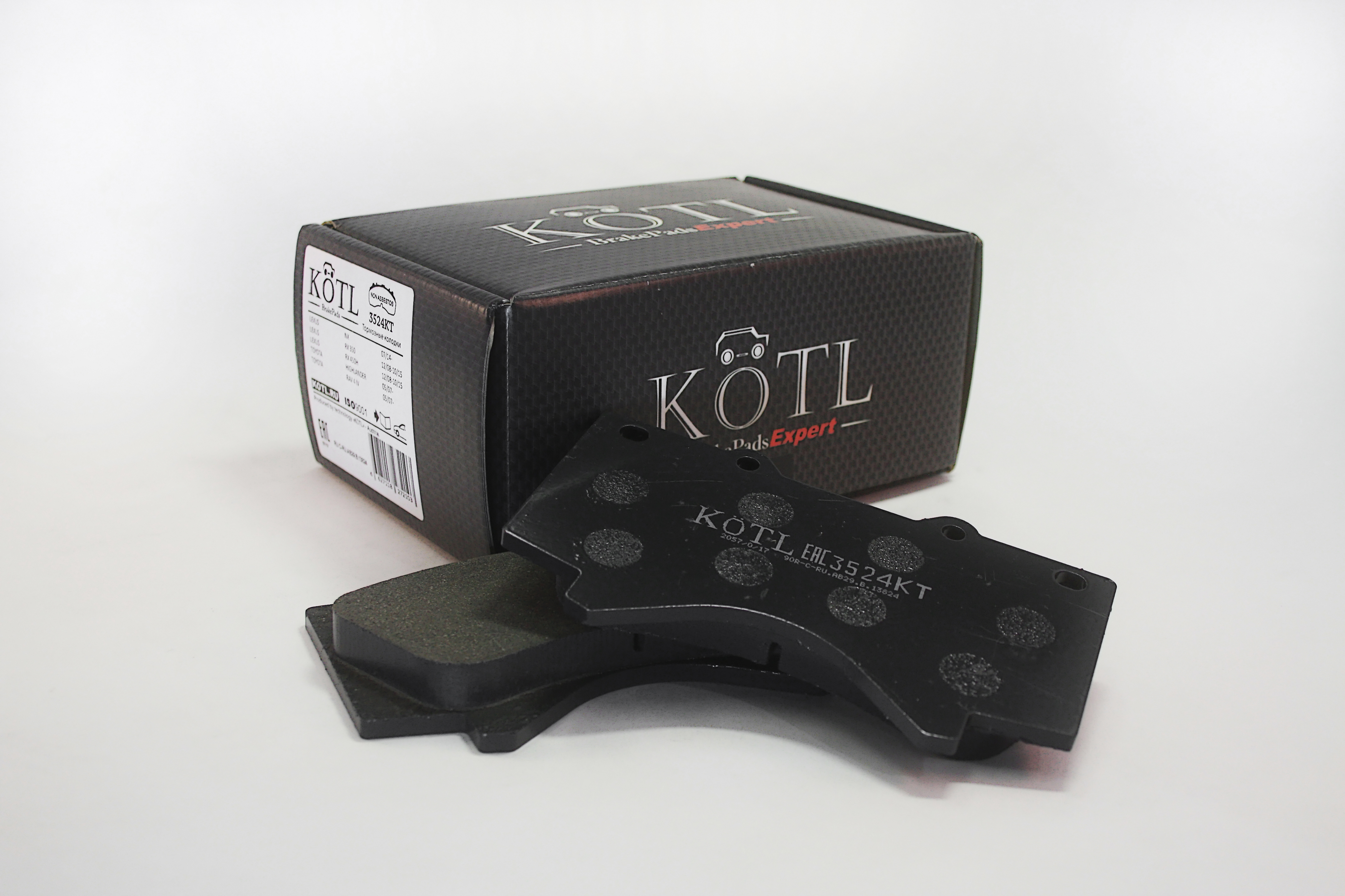 Колодки тормозные передние toyota Land Cruiser >07, Tundra >07, lexus LX 570 >07 | перед | - KoTL 3524KT
