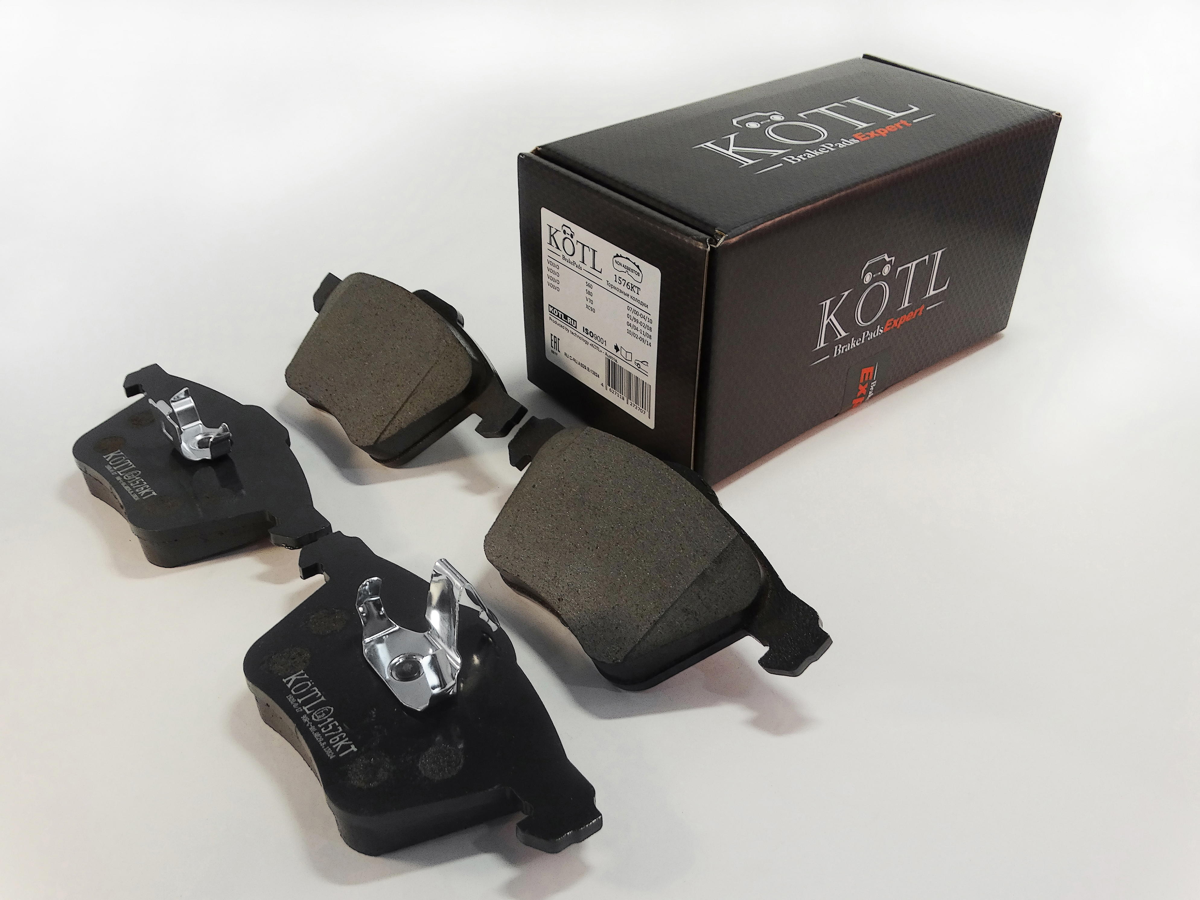 Колодки тормозные передние volvo s60/v70/s80/xc70/xc90 98 ОЕМ 30793265 | перед | - KoTL 1576KT