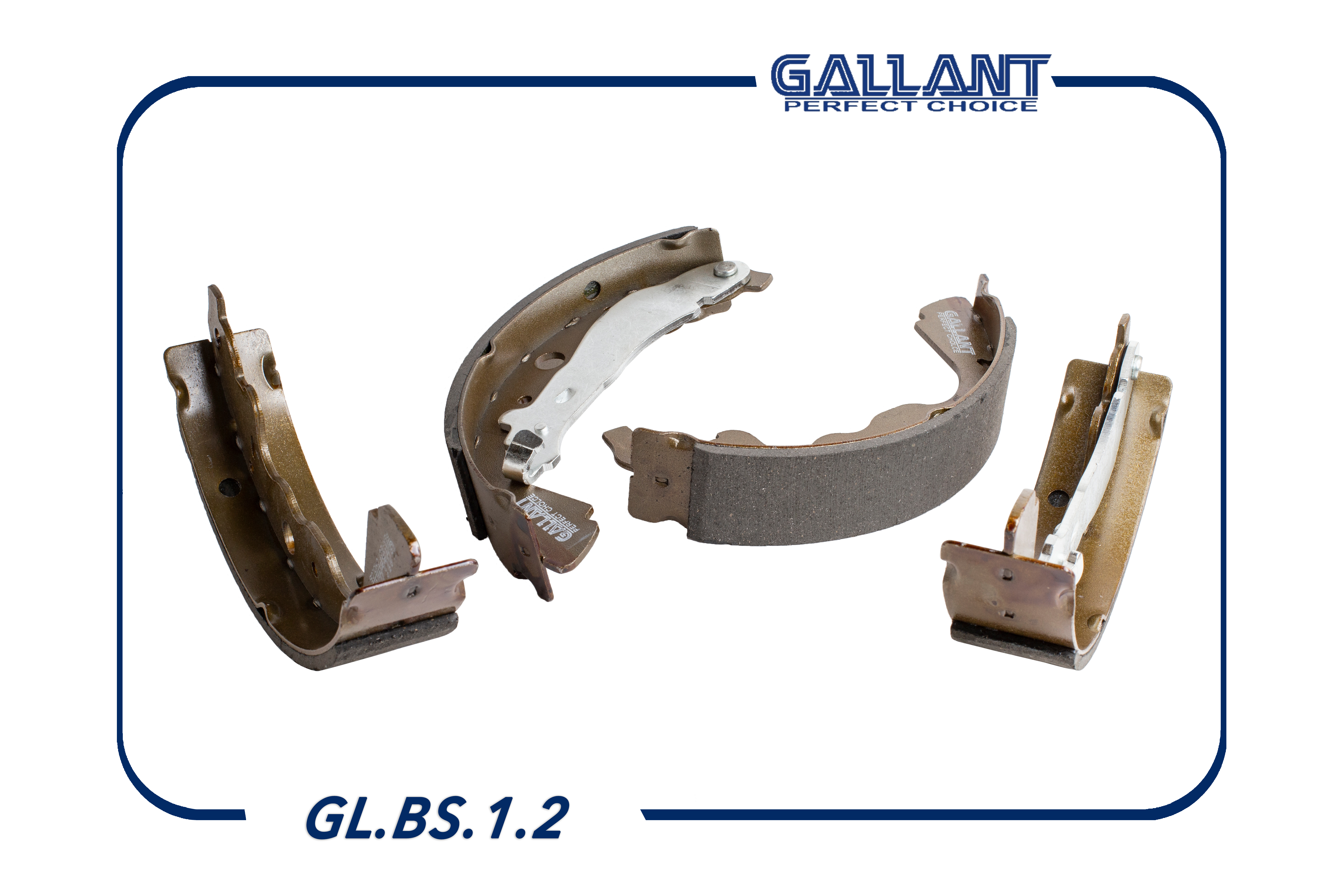 Колодка тормозная задняя - Gallant GL.BS.1.2