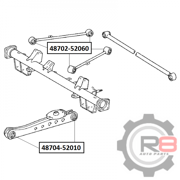 Сайлентблок 48702-52060* R8 - R8 R8-48702-52060