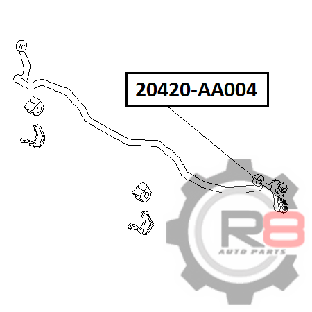 Стабилизатор 20420-aa004 R8 - R8 R8-20420-AA004