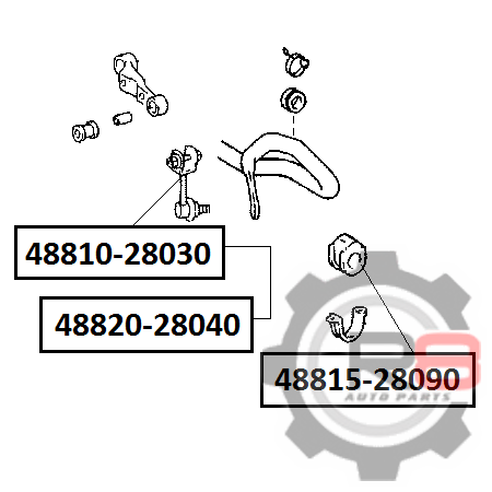 Стабилизатор 48810-28030 *R8 - R8 R8-48810-28030