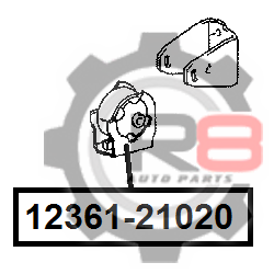 Подушка двигателя 12361-21020* R8 - R8 R8-12361-21020