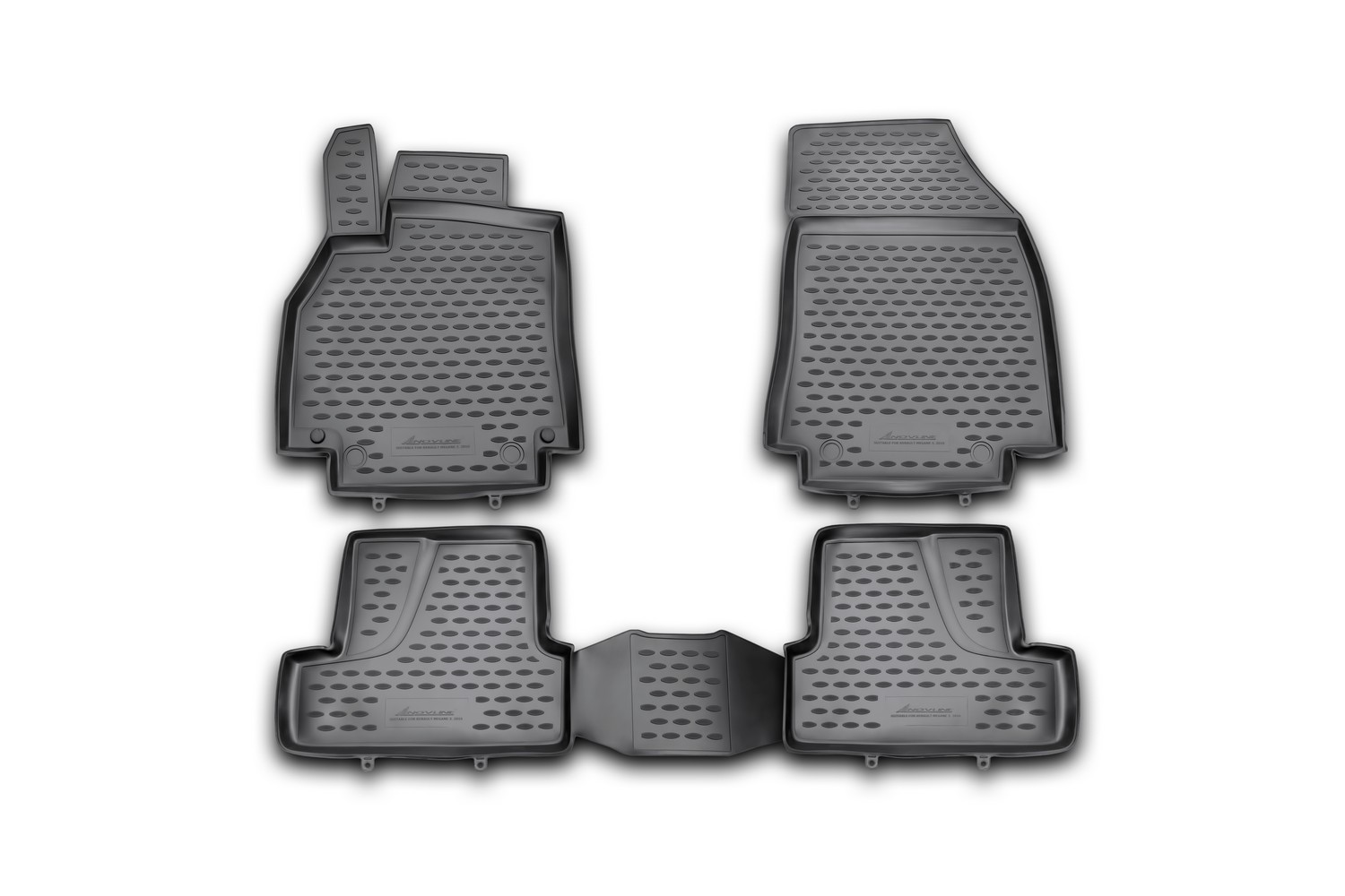 Коврики в салон renault Megane 3 2010-2015, 4 шт. (полиуретан) - Autofamily NLC.41.16.210kh