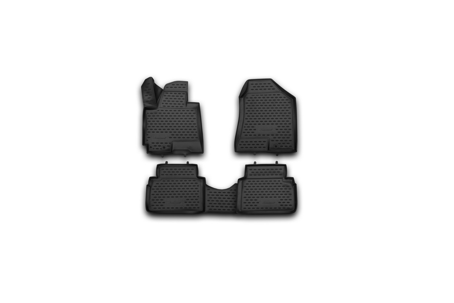 Коврики 3D в салон hyundai ix35 2010->, 4 шт. (полиуретан)   Хендай их35 - Autofamily NLC.3D.20.36.210k
