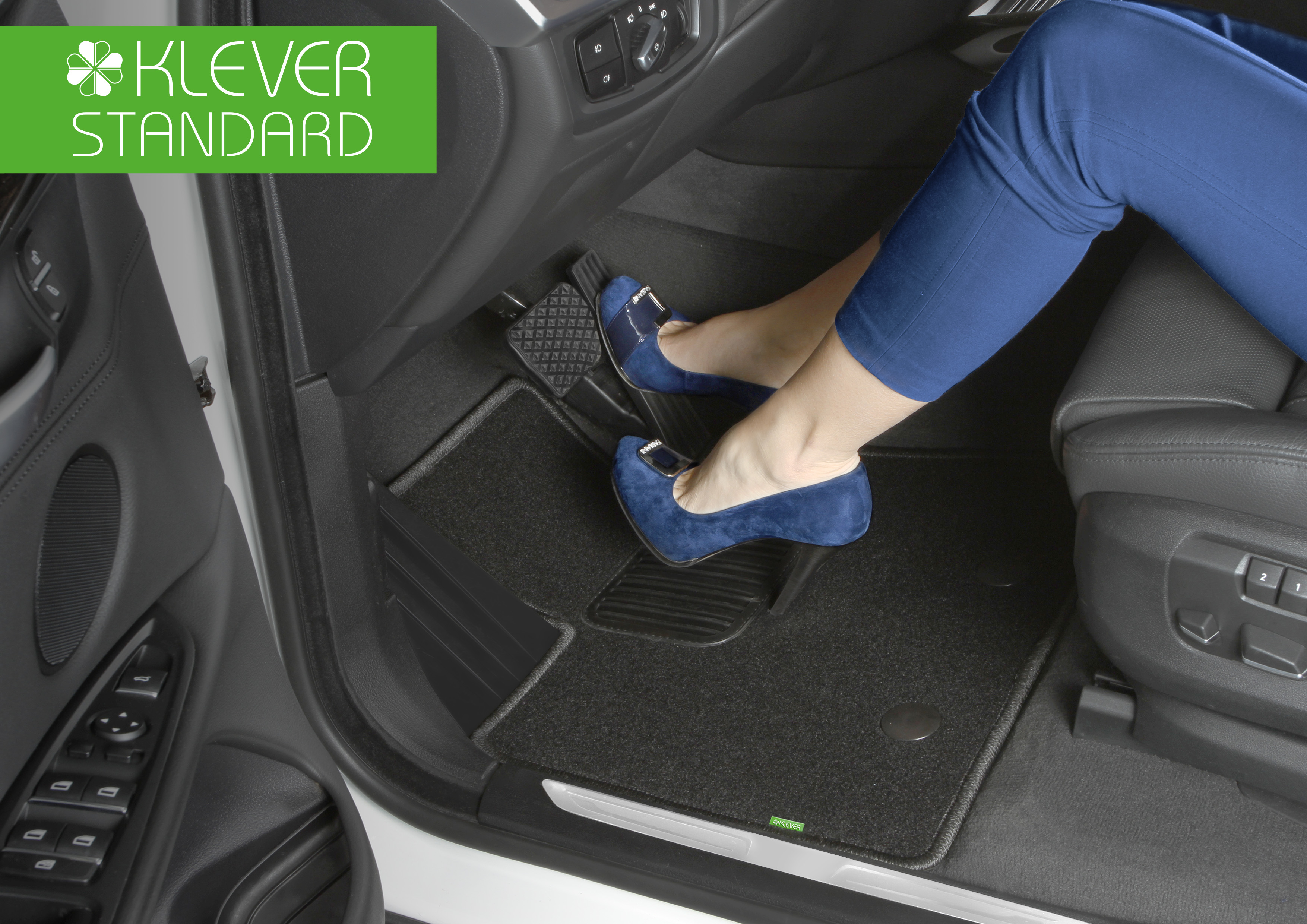 Коврики в салон Klever Standard mitsubishi Outlander III акпп 2012->, внед., 4 шт. (текстиль) - Autofamily KVR02352901210kh