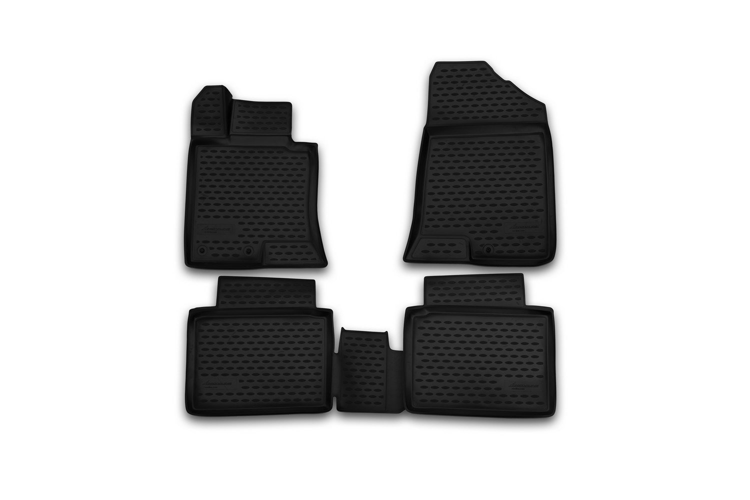 Коврики 3D в салон KIA Optima, 2014-], 4 шт. (полиуретан) - Autofamily NLC3D2553210