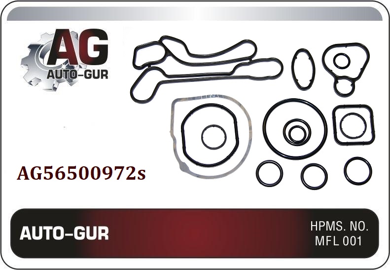 Ag56500972s Auto-gur Ремкомплект прокладок маслоохладителя - Auto-GUR AG56500972S