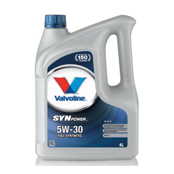 Synpower xl-iii C3 5w-30 (4л) - Valvoline 872373