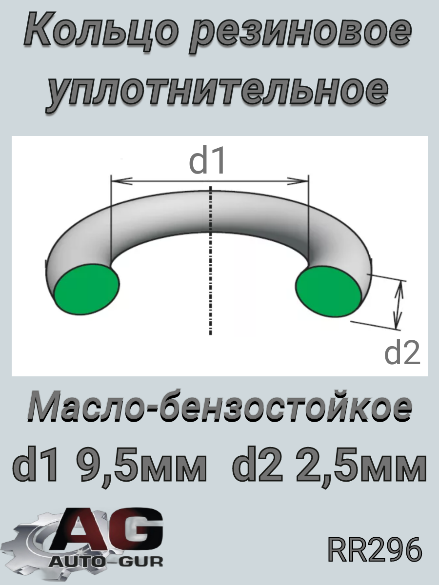 Кольцо уплотнительное - Auto-GUR RR296