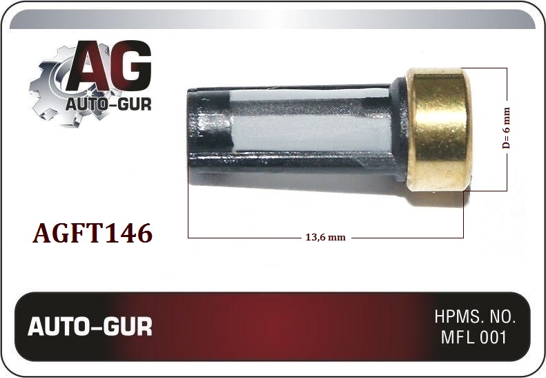 Фильтр топливной форсунки  6*13,5 - Auto-GUR AGFT146