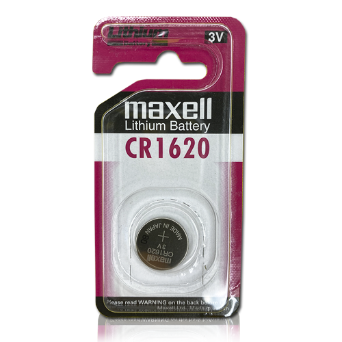 Батарейка cr1620 bl-1 (3 Вт.) lithium таблетка maxell Japan - MAXELL CR1620