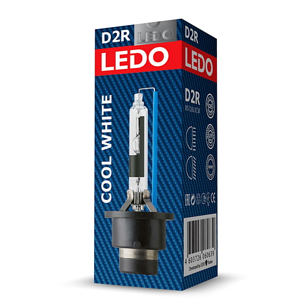 Лампа D2R 6000к ledo CoolWhite - LEDO 85126LXCW