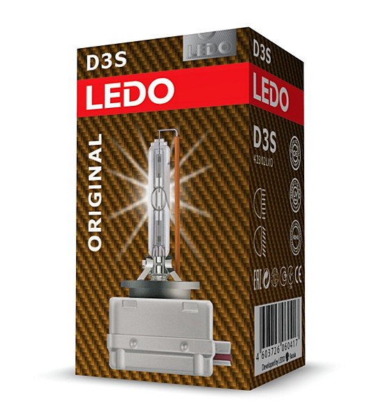 Лампа D3S 4300к ledo Original - LEDO 42302LXO