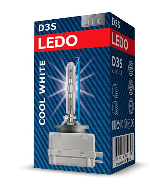 Лампа D3S 6000к ledo CoolWhite - LEDO 42302LXCW