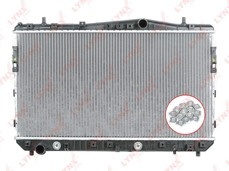 Радиатор охлаждения паяный AT - LYNXauto RB-1016