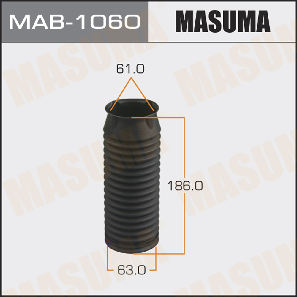 Пыльник амортизатора | зад | - Masuma MAB1060