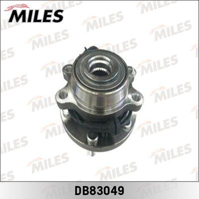 Ступица с подшипником передняя +abs, nissan pathfinder/navara 05- awd. - Miles DB83049