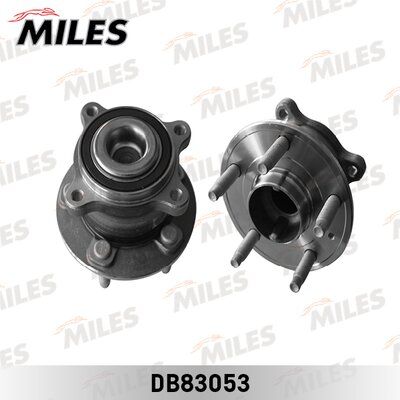 Ступица с подшипником задняя (5 шпилек) +abs, opel astra j/chevrolet cruze 15 d=105x 09-. - Miles DB83053