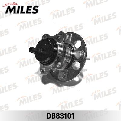 Ступица с подшипником задняя +abs, toyota yaris i-iii 99- . - Miles DB83101