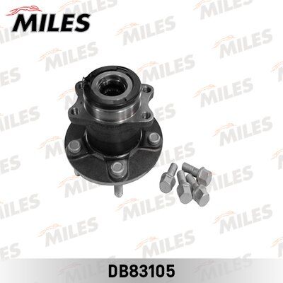 Ступица с подшипником задняя +abs, mitsubishi asx/outlander XL II 07- , AWD - Miles DB83105
