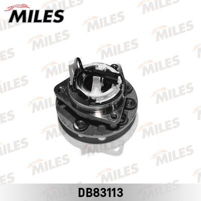 Ступица с подшипником передняя (5 отверстий)+ABS, opel vectra c 03-. - Miles DB83113