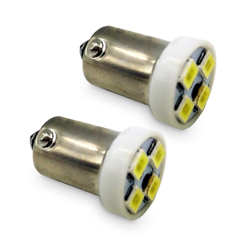 Лампа светодиодная в043 Т8/белый/ (ba9s) 4smd 2835 12v, блистер 2 шт. - AVS A07041S