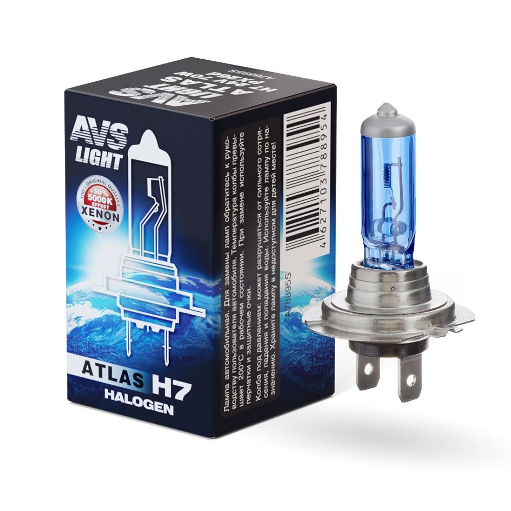 Лампа галогенная atlas box/5000к/ H7.24V.70W.Коробка-1шт. - AVS A78895S