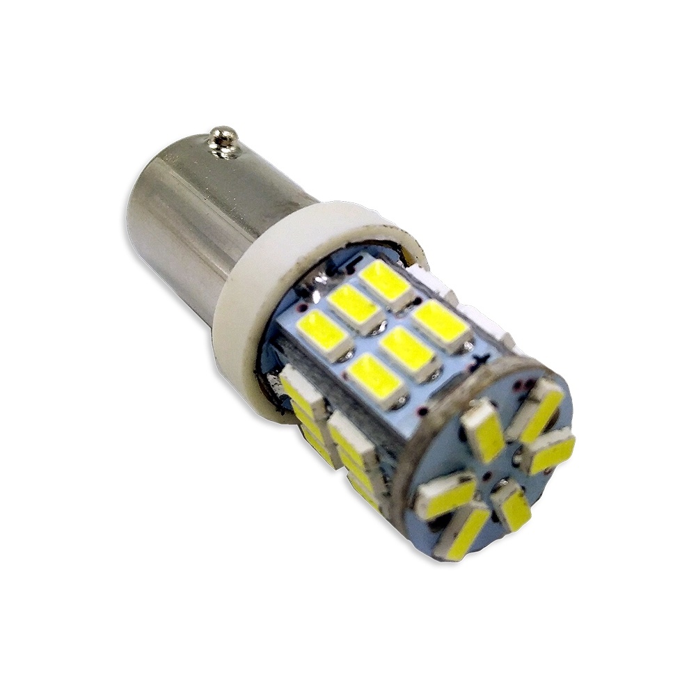 Лампа светодиодная в040 Т8/белый/ (ba9s) 30smd 3014 9-30v, блистер 2 шт. - AVS A07040S