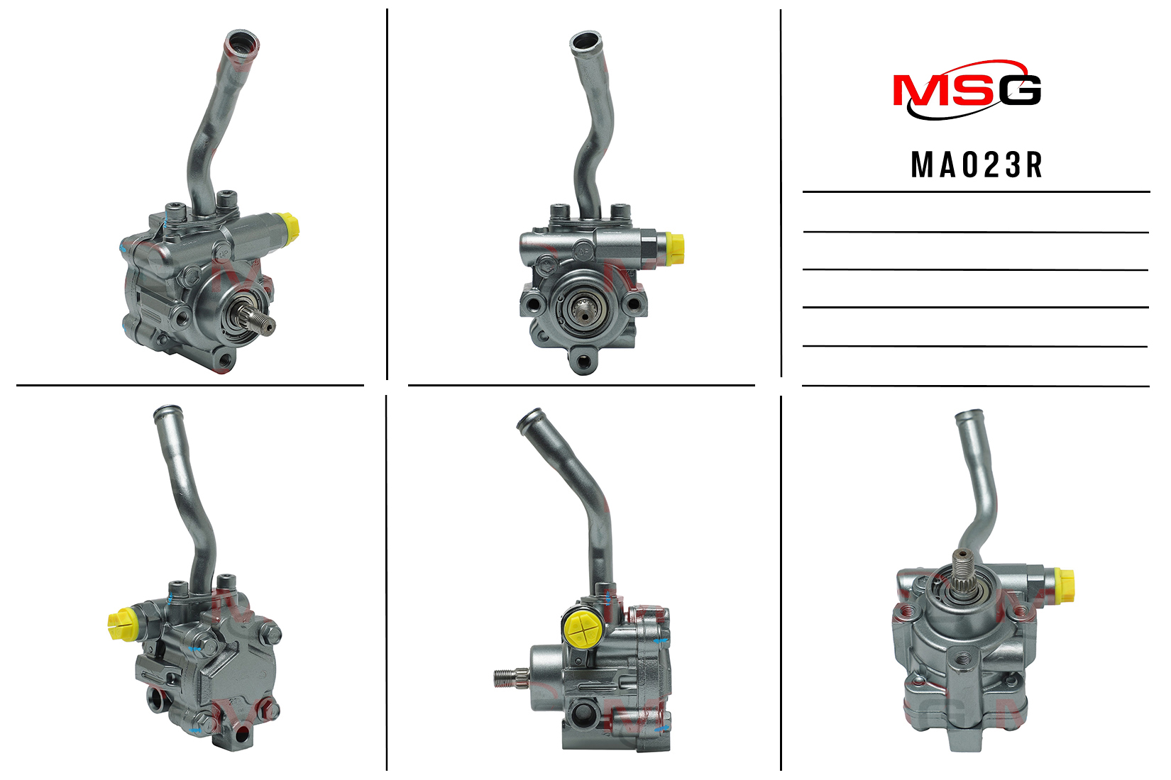 Насос ГУР восстановленный ford escape 01-,maverick 01-mazda tribute (ep) 00-08 - MSG MA023R