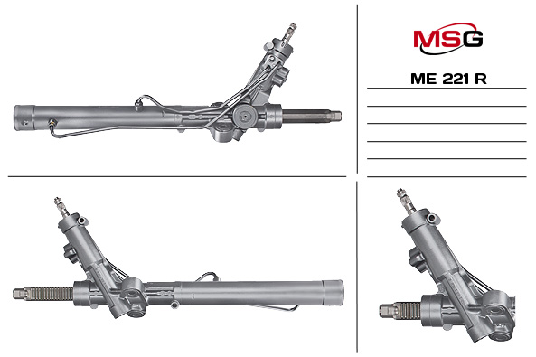 Рулевая рейка с ГУР восстановленная mercedes-benz viano (w639) 05-,vito (w639) 07- 4*4 - MSG ME221R