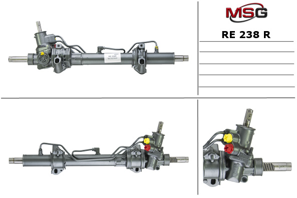 Рулевая рейка с ГУР восстановленная Renault Scenic I 1999-2003, Renault Megane Scenic I 1996-2001, Renault Megane - MSG Rebuilding RE238R