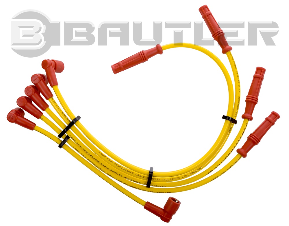 Комплект В/В проводов ВАЗ 2108-099 усиленные 9.8 mm, силикон 100%, дв. 8 кл. (2108-3707080) - BAUTLER BTL-0008IWS