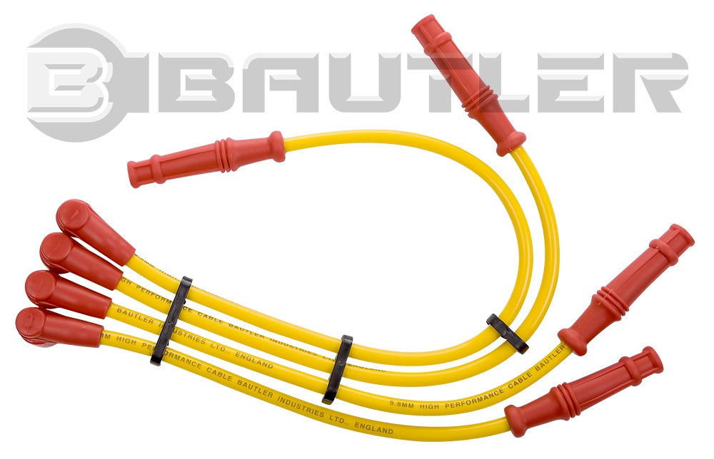 Комплект В/В проводов усиленные 9.8 mm ВАЗ 2108-15 инж. дв. 8 кл, ГАЗ дв. УМЗ 4216 евро - 3,4 после 09.2011 силикон 100% (2111-3707080) - BAUTLER BTL-0010IWS