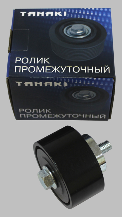 Ролик промежуточный для а/м ГАЗ 3302, 33106 дв. Cummins (нижний, короткая втулка) tanaki - KENO TKG130808065