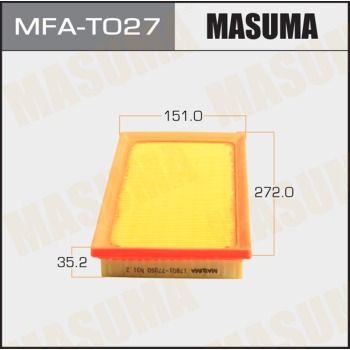 Фильтр воздушный - Masuma MFAT027