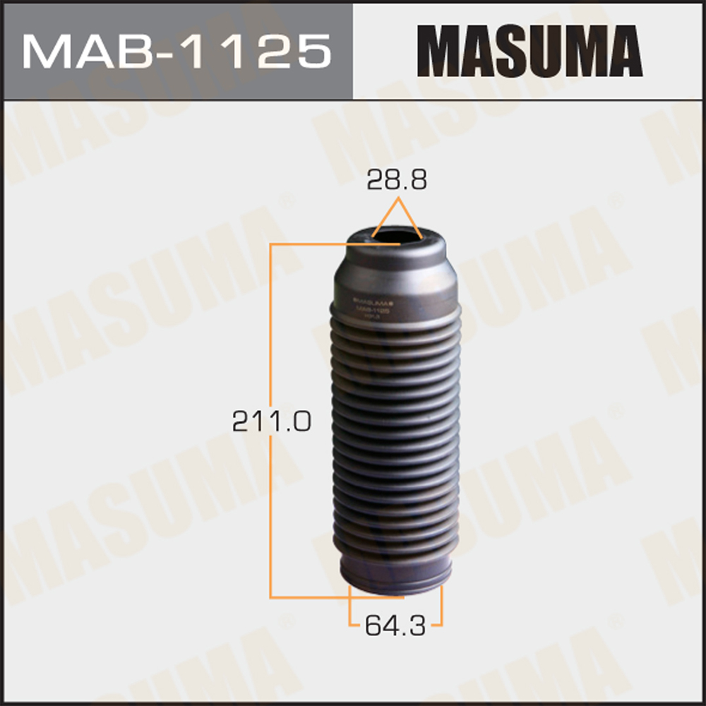 Пыльник амортизатора | перед | - Masuma MAB1125