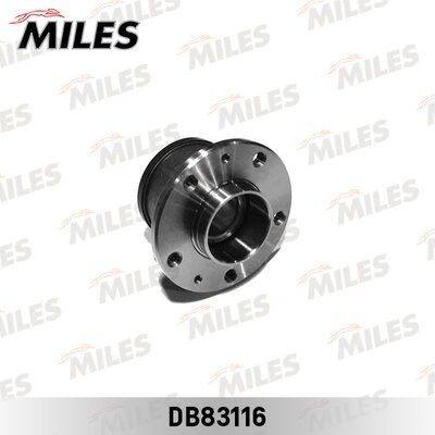 Ступица с подшипником задняя +abs, citroen jumper/fiat ducato/peugeot boxer 06- 1.0-1.6t. - Miles DB83116