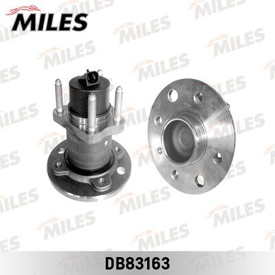 Ступица с подшипником +abs (4 отверстия), opel astra f/g/vectra A/B 91-05 зад. - Miles DB83163