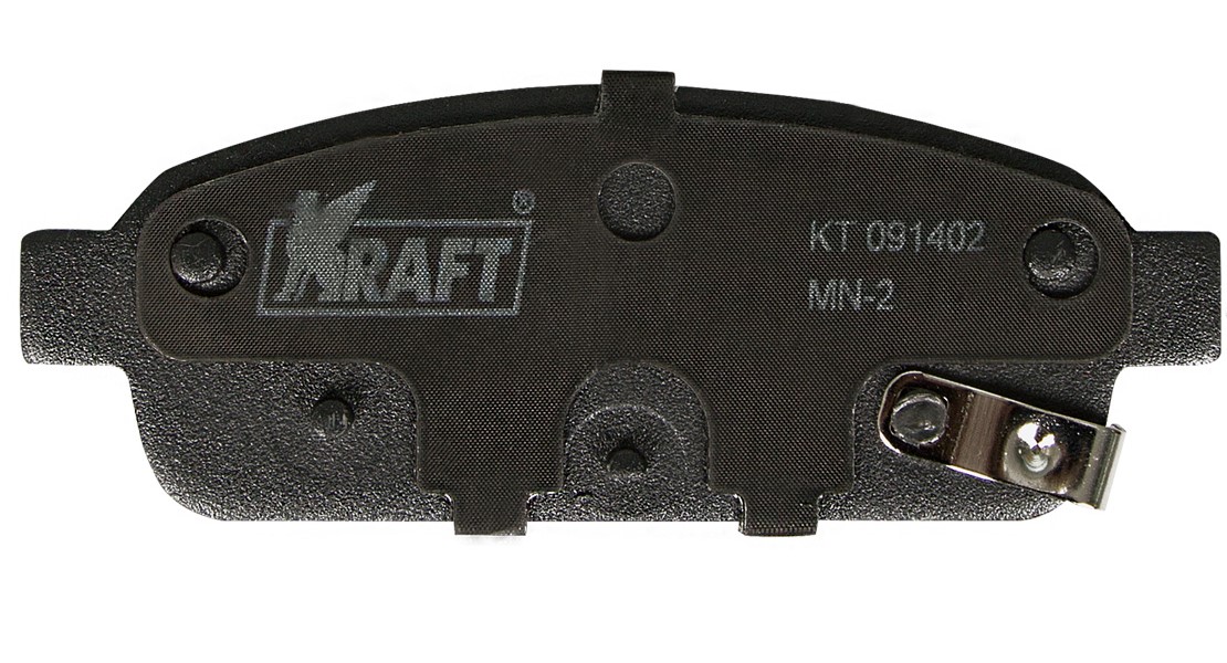 Колодки дисковые задние (с антишумовой накладкой) для а/м Chevrolet Cruze (09-)/Opel Astra j (09-) - KRAFT KT 091402