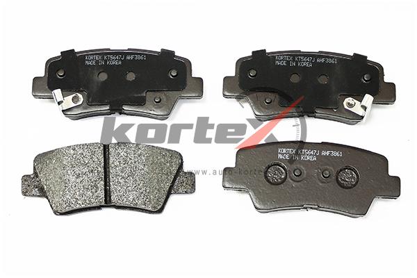Колодки тормозные hyundai solaris 17- зад.к-т(пр-во корея) | зад | - KORTEX KT5647J